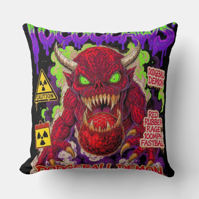 Nuclear Crunch - Cheese Apocalypse Mutant Snack Cushion (Front)