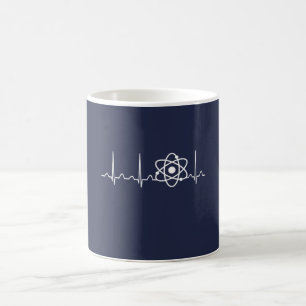 Nuclear Engineer Heartbeat Coffee Mug