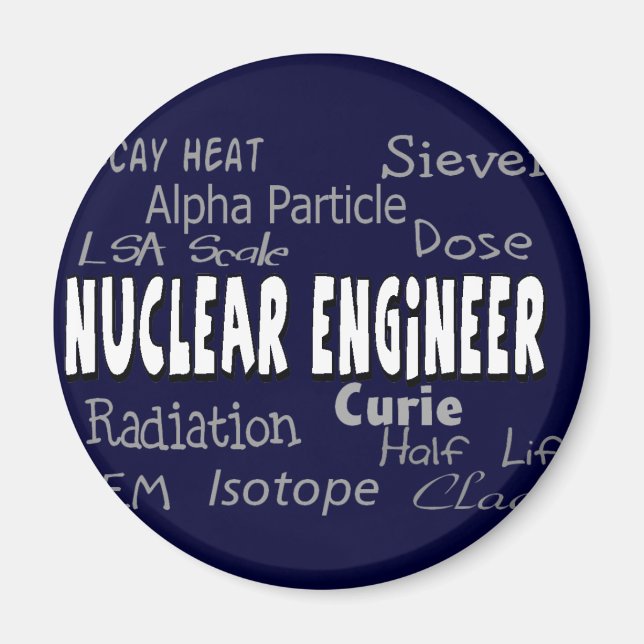 Nuclear Engineer Terminology Gifts Magnet (Front)