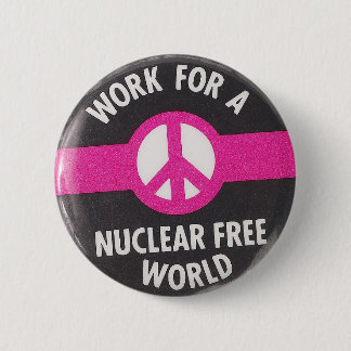 Nuclear Free World 6 Cm Round Badge