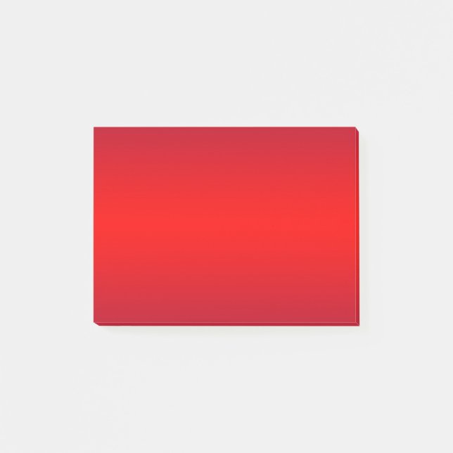 Nuclear Gradient Red Trend Colour Background Post-it Notes (Front)