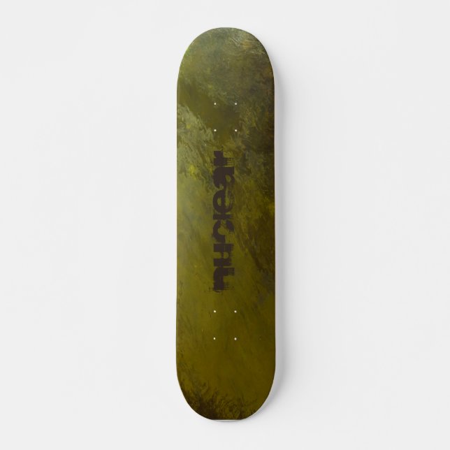 Nuclear - Green Themed Customized Skateboard (Front)