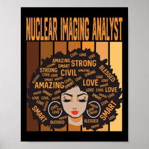 Nuclear Imaging Analyst Powerful Black History Mon Poster