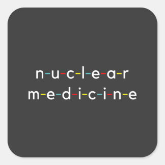 Nuclear Medicine Nucleology Funny Radiology Square Sticker
