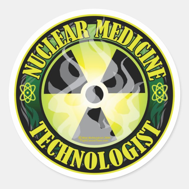 Nuclear Medicine Tech 2 Classic Round Sticker (Front)