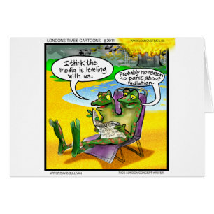 Nuclear Neighbours (Twin Frogs) Funny Gifts & Card