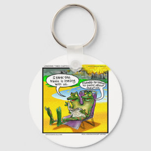 Nuclear Neighbours (Twin Frogs) Funny Gifts & Key Ring