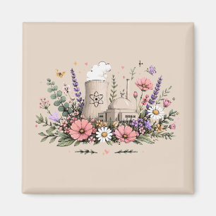 Nuclear Power Blossoms Magnet