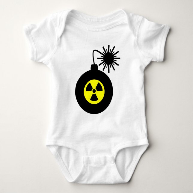 Nuclear Power Bomb Baby Bodysuit (Front)