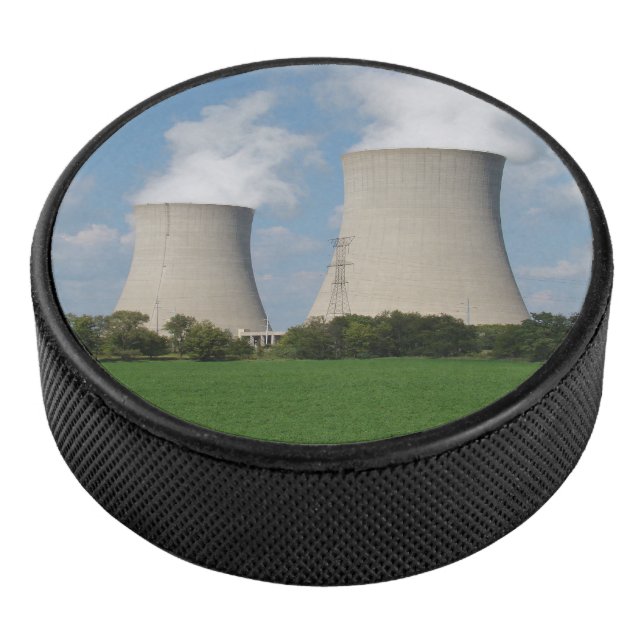 Nuclear Power Plant Cooling Towers Hockey Puck (3/4)