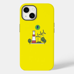 Nuclear power plant design iPhone 14 case