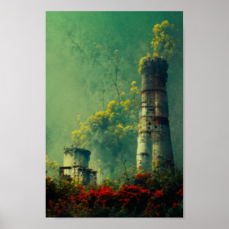 Nuclear Power Plant Poster
