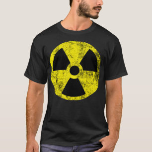 Nuclear Radiation Hazard Warning Fallout Symbol Si T-Shirt