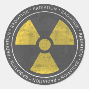 Nuclear - Radiation Sign Sticker