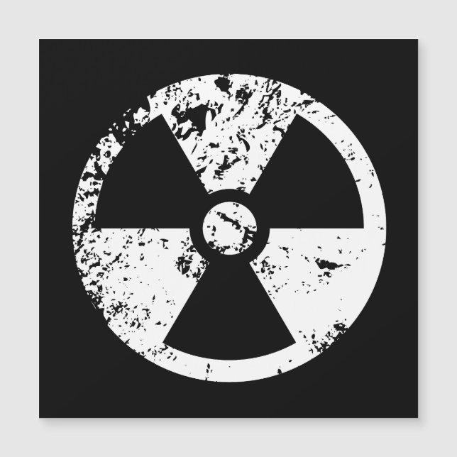 Nuclear radioactive sign (Front)