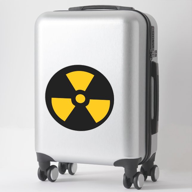 Nuclear radioactive sign (Suitcase)