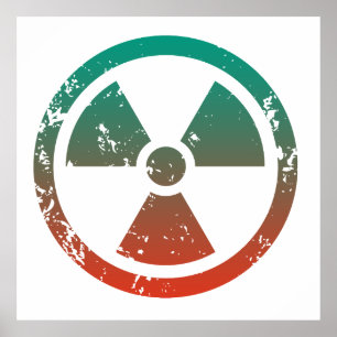 Nuclear radioactive sign