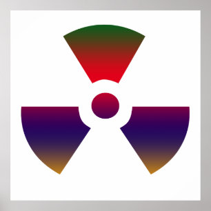 Nuclear radioactive sign