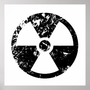 Nuclear radioactive sign