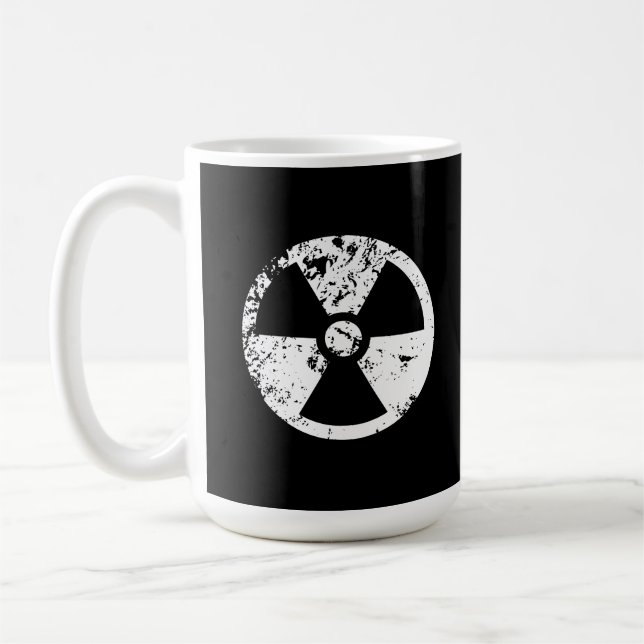 Nuclear radioactive sign coffee mug (Left)