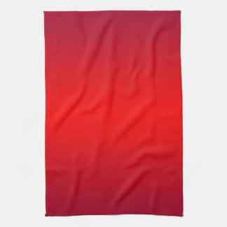 Nuclear Red Gradient - Poppy Reds Template Blank Tea Towel