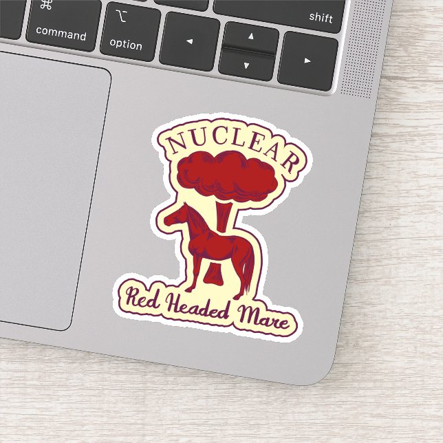 Nuclear Red Headed Mare Logo Ver 1 (Detail)