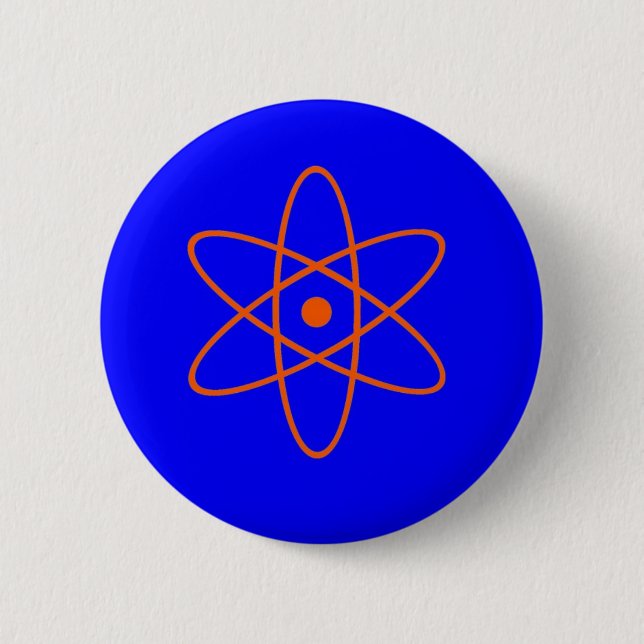 Nuclear Sign 6 Cm Round Badge (Front)