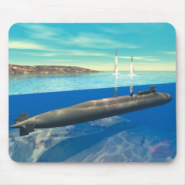 nuclear submarine mouse mat (Front)
