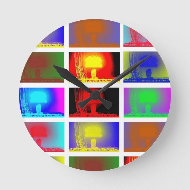 Nuclear the Atom Bomb Clock (Front)