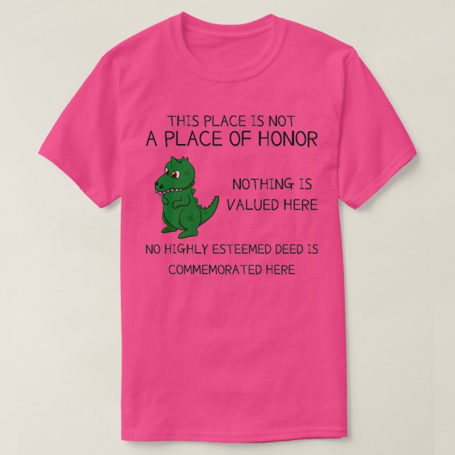 Nuclear Waste Warning T-Shirt (Design Front)