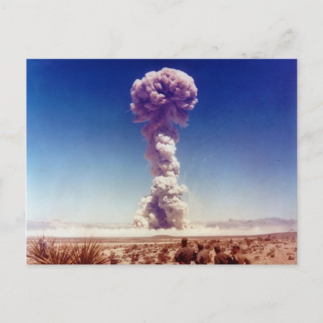 Nuclear Weapons Test Operation Buster-Jangle 1951 Postcard (Front)