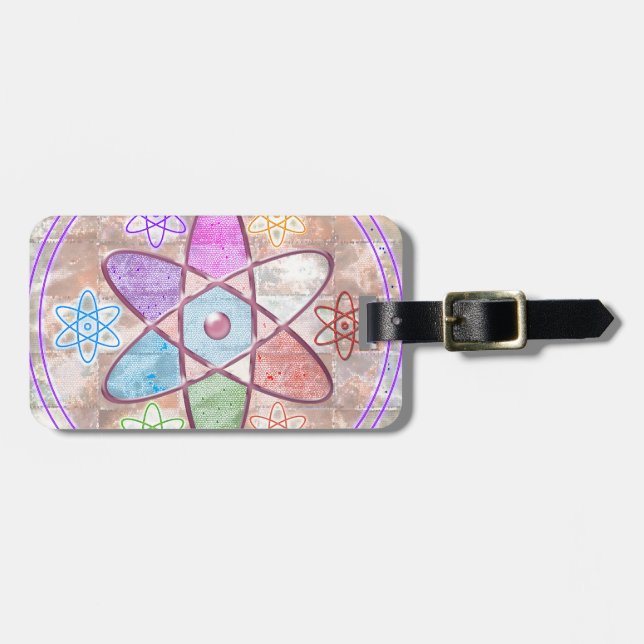 NUCLEUS - Adding Beauty to Science Luggage Tag (Front Horizontal)