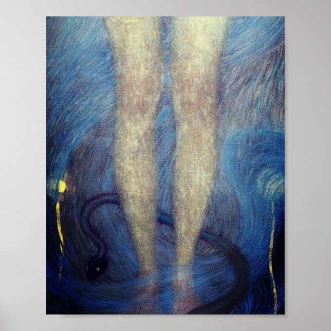 Nuda Veritas - detail (1899) by Gustav Klimt Poster (Front)