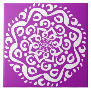 Nudibranch Mandala Tile