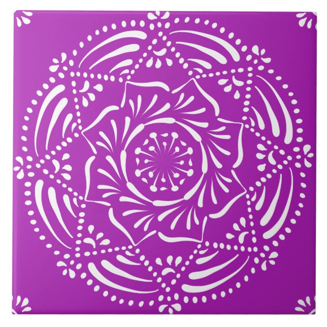Nudibranch Mandala Tile (Front)