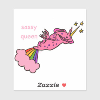 nudibranch sassy queen sticker