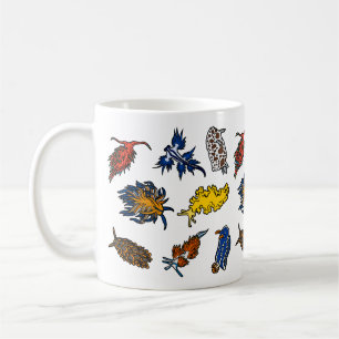 Nudibranch Sea Slugs  Coffee Mug