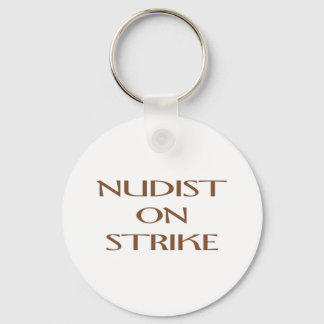 NUDIST ON STRIKE KEY RING