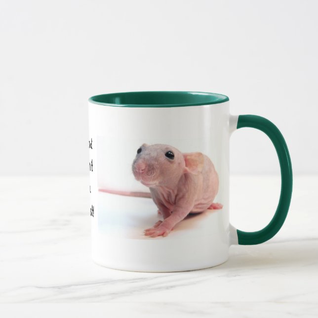Nudist Rat Mug (Right)