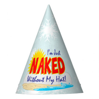 Nudists Christmas Festive Party Hat