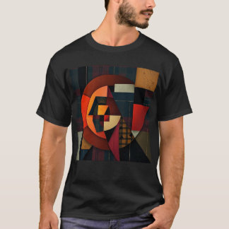 NUES Cubist Tartan Abstract T-Shirt