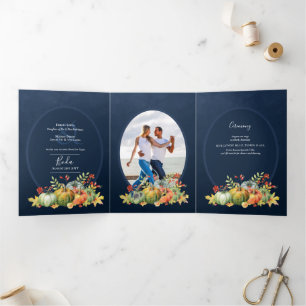 Nuestra Boda 6 page Spanish Wedding Invite