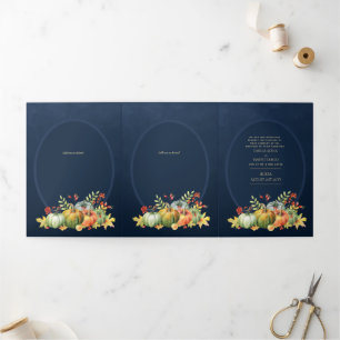 Nuestra Boda 6 page Spanish Wedding Invite