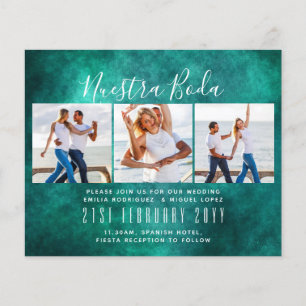 Nuestra Boda Photo Collage Wedding INVITE