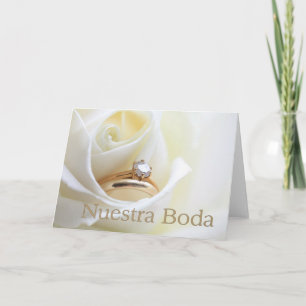 Nuestra Boda - Spanish wedding invitation