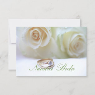 Nuestra Boda - Spanish wedding invitation