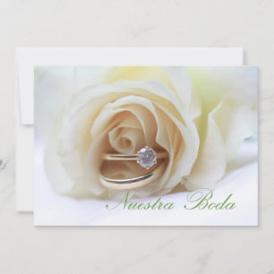 Nuestra Boda - Spanish wedding invitation