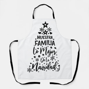 Nuestra Familia Lo Mejor De La Navidad Apron