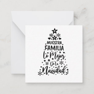 Nuestra Familia Lo Mejor De La Navidad Card