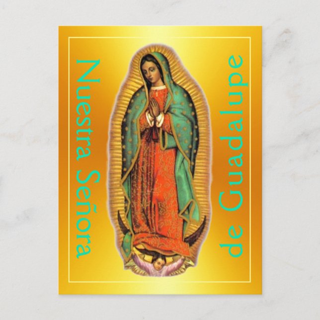 Nuestra Señora de Guadalupe Postcard (Front)
